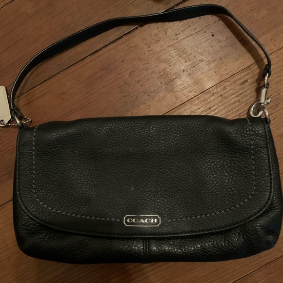 Coach Handbags - Coach black clutch or shoulder bag with removable strap